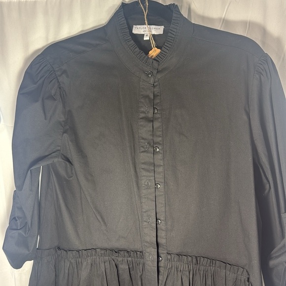 Taylor Tillman Black Dress Size Medium - Picture 12 of 13